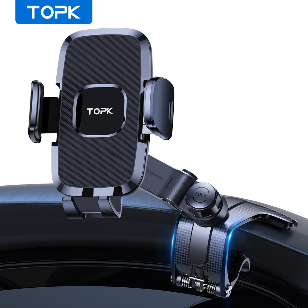 Car Accessories Tablet Holder - TOPK Car Phone Holder Dashboard Mount