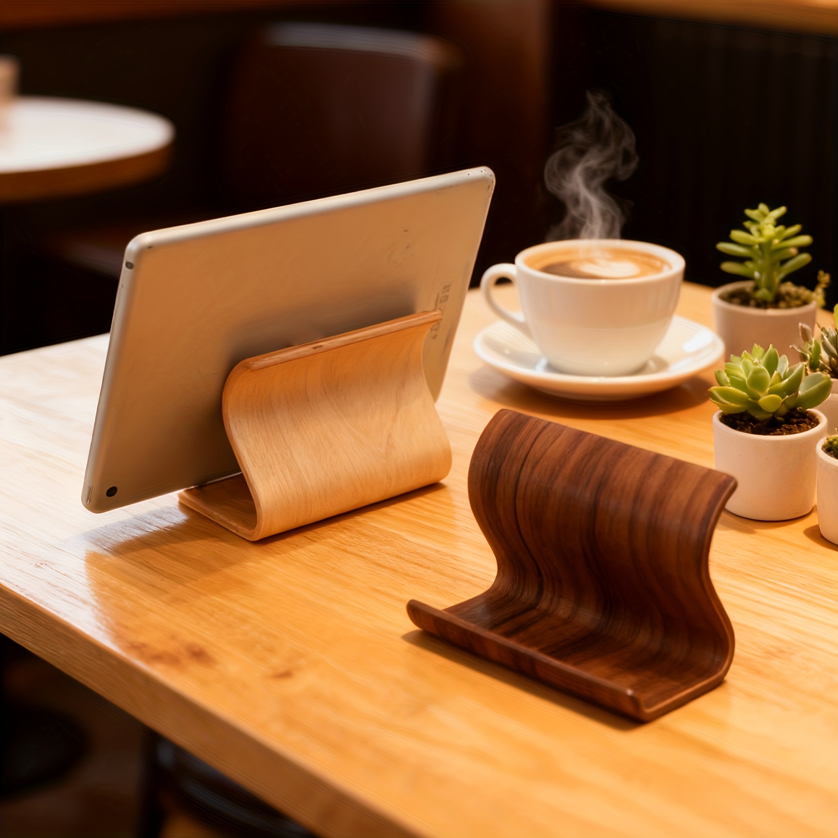 Blackview Tablet Accessories - [New Wooden Phone Stand] New Wooden