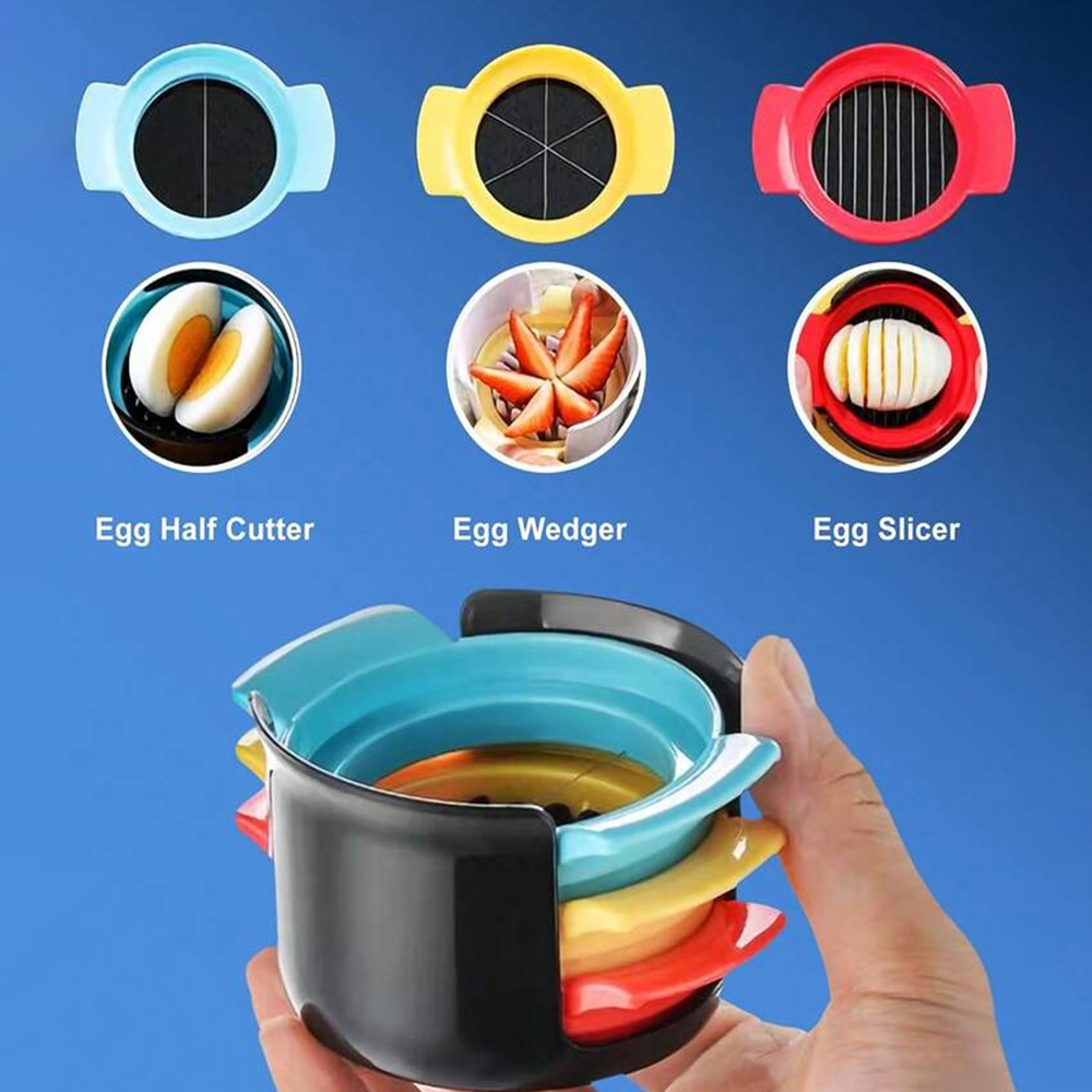 Tablet Accessories Kit - 3 In 1 Egg Slicer Egg