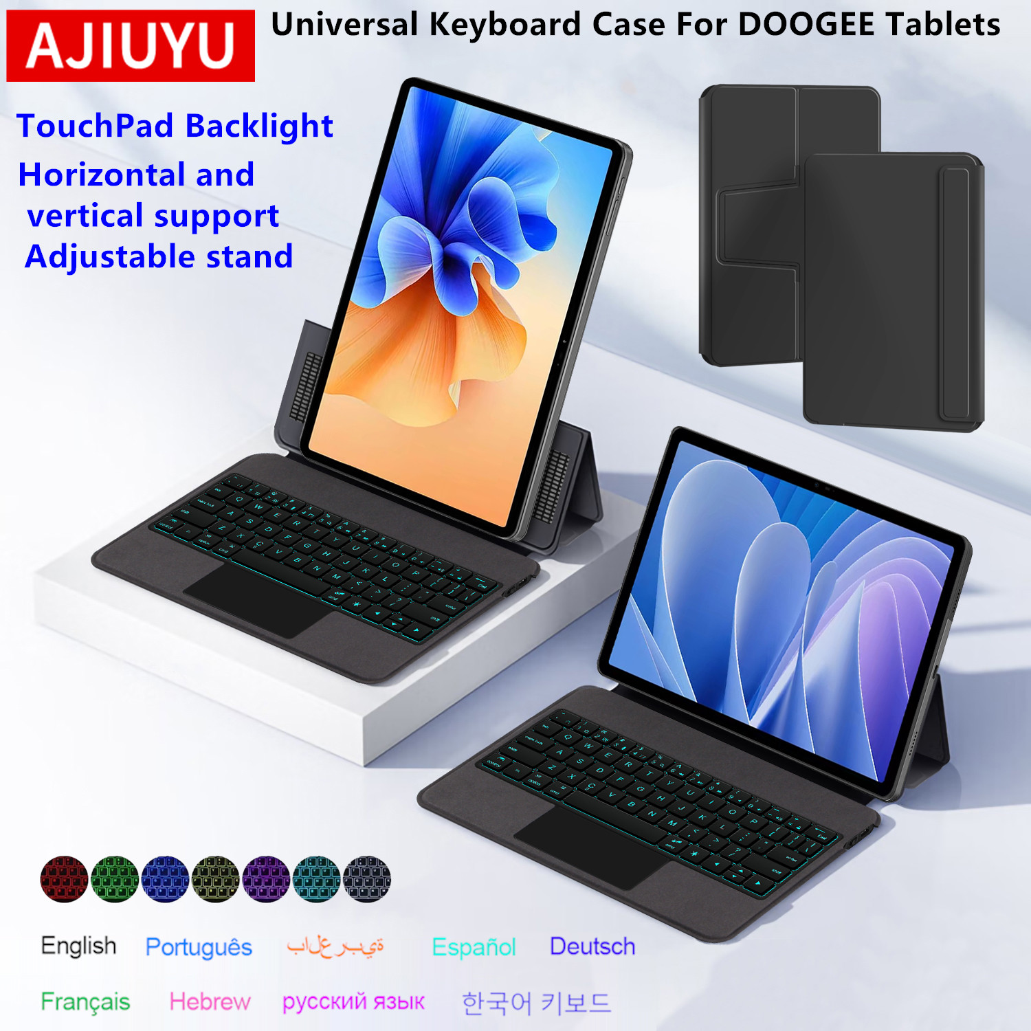 Doogee Tablet Accessories - AJIUYU Touchpad Keyboard For DOOGEE U11