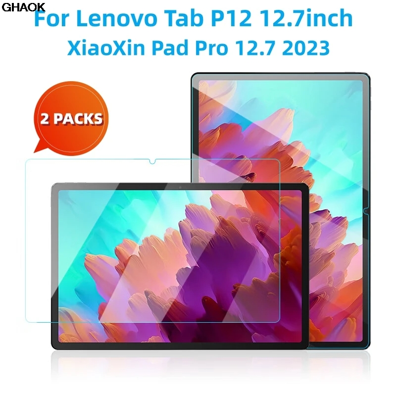 Lenovo Tablet P12 Accessories - 2Pcs Tempered HD Screen Protector For