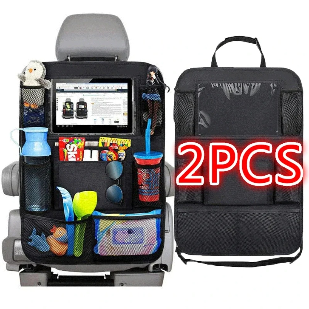 Tablet And Accessories Bag - Car Seat Back Organizer 9 Storage