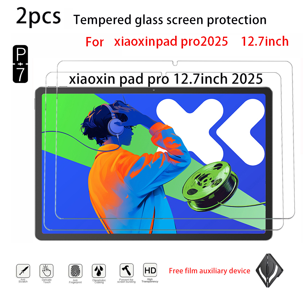 Lenovo Tablet P12 Accessories - 2Pcs HD Tempered Glass Screen Protector