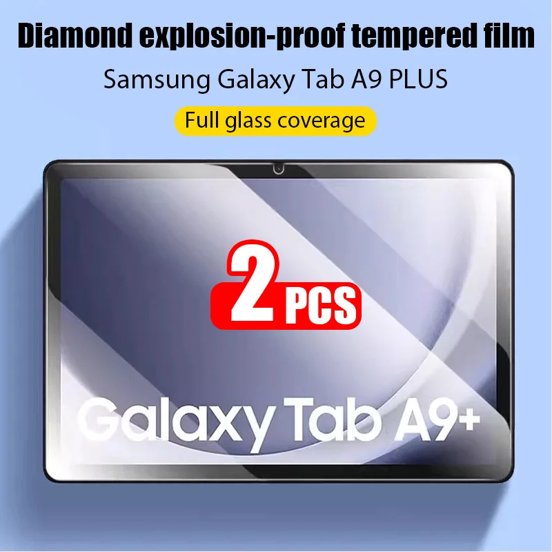 Samsung Tablet A9 Accessories - 2PCS HD Scratch Proof 11inch Tempered