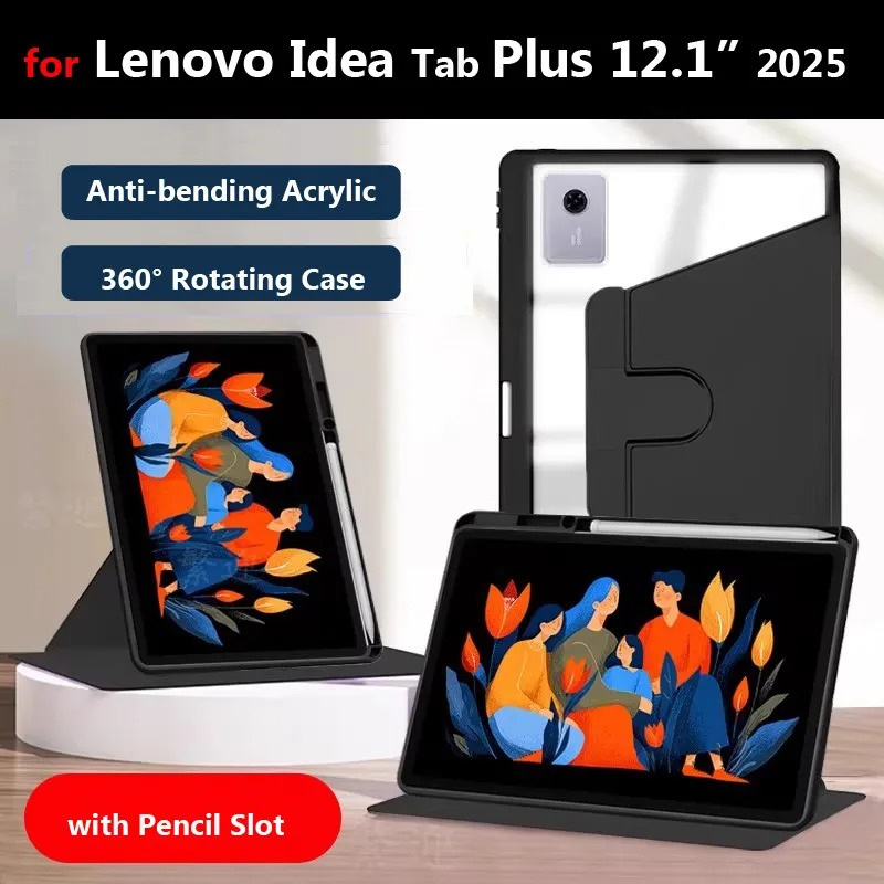 Lenovo Tablet P12 Accessories - 360° Rotation Case for Lenovo Idea