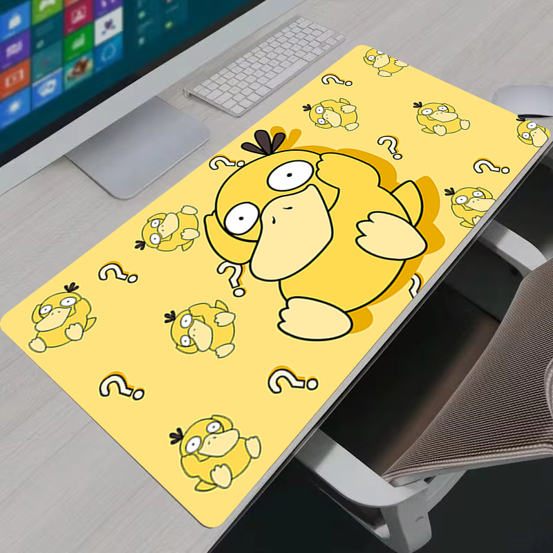 Tablet Cute Accessories - Mousepad Anime P-Pokemon Psyduck XXL Large