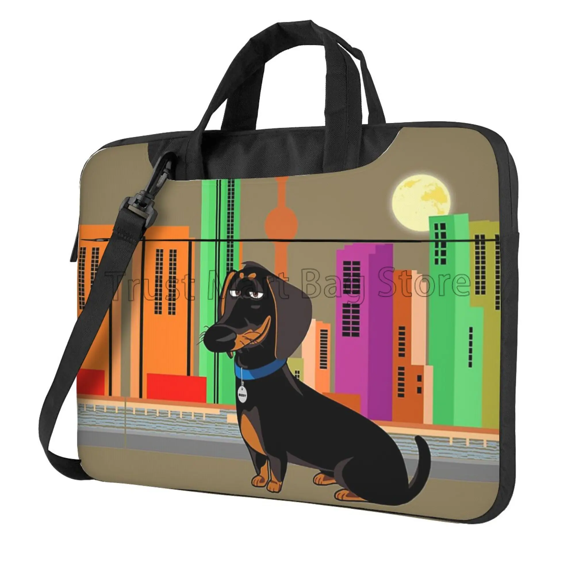Cute Dachshund Print Laptop Ca - Tablet And Accessories Bag ulasan dan harga