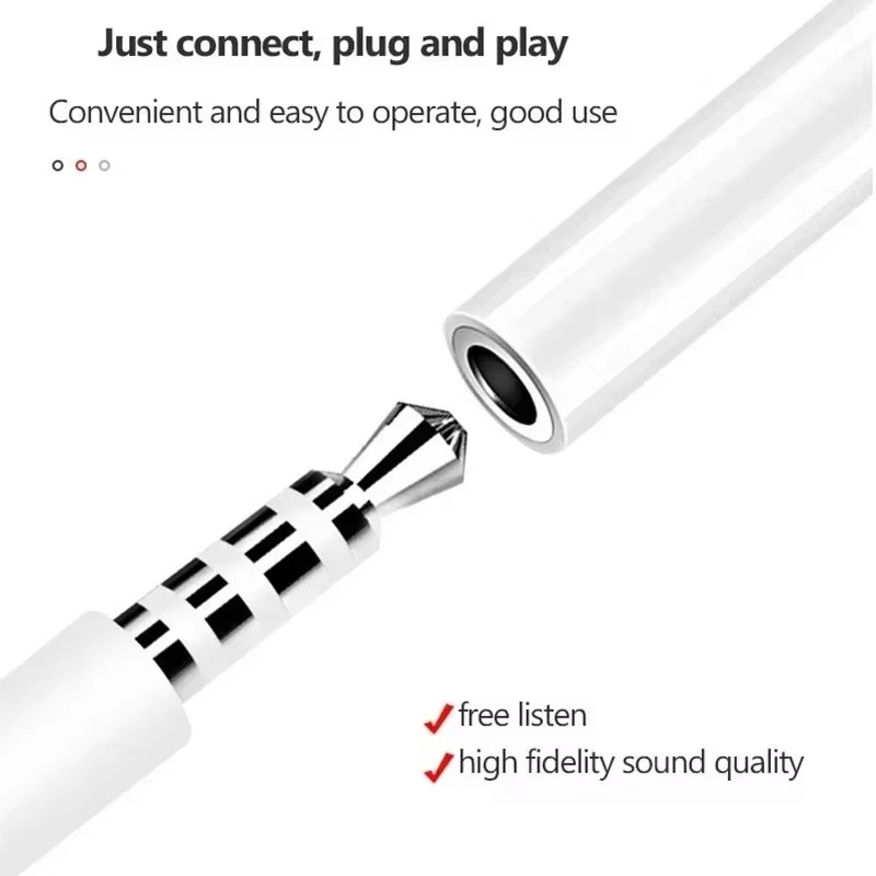 For Lighting to 3.5mm Headphon - Wired Earphone Lightning ulasan dan harga