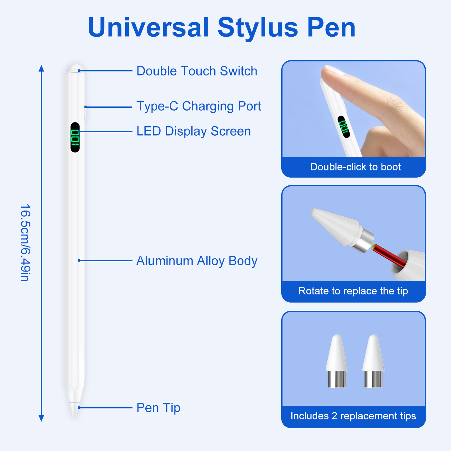 Stylus Pen for Lenovo P12 P11  - Lenovo Tablet P12 Accessories ulasan dan harga
