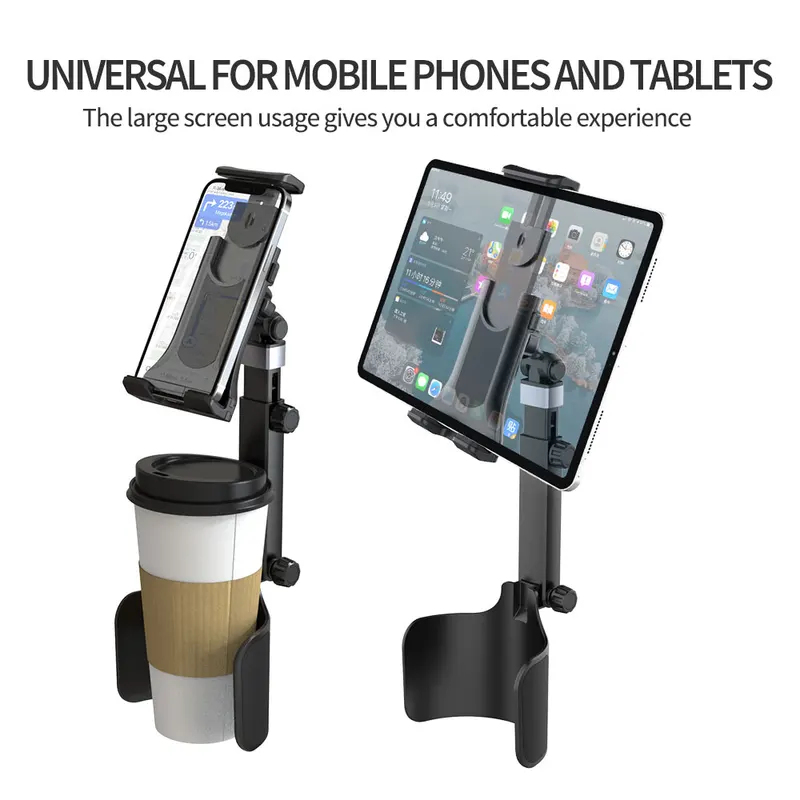 Car Cup Phone Tablet Holder Ex - Car Accessories Tablet Holder ulasan dan harga