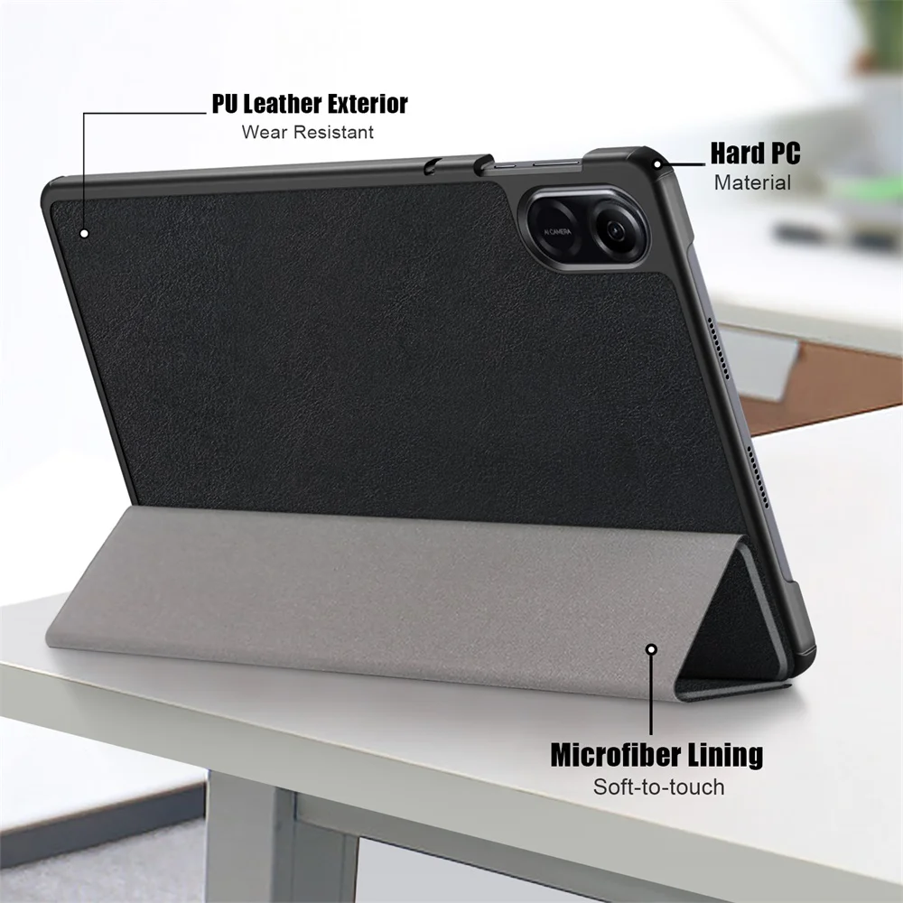 Tri-fold Magnetic Tablet Case, - Honor Tablet X9 Accessories ulasan dan harga