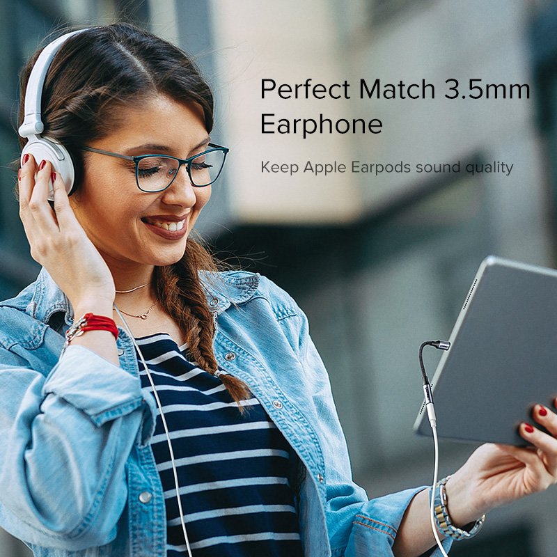UGREEN Adapter for iPhones MFi - Wired Earphone Lightning ulasan dan harga