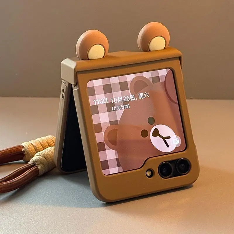 Cute Ears Hand Strap Hinge Cas - Motorola Tablet Accessories ulasan dan harga