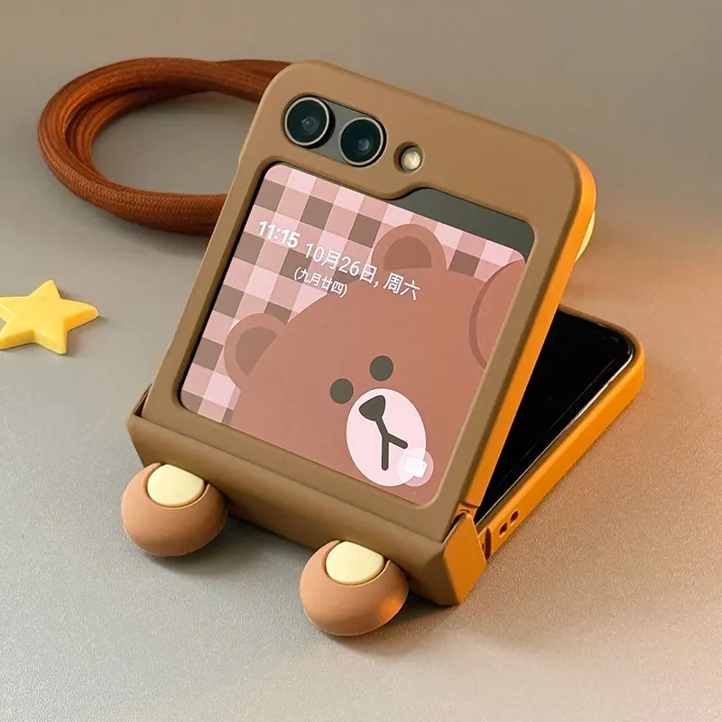 Cute Ears Hand Strap Hinge Cas - Motorola Tablet Accessories ulasan dan harga