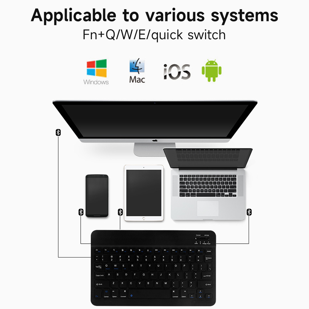 Bluetooth Keyboard for IOS And - Tablet Ipad Accessories ulasan dan harga