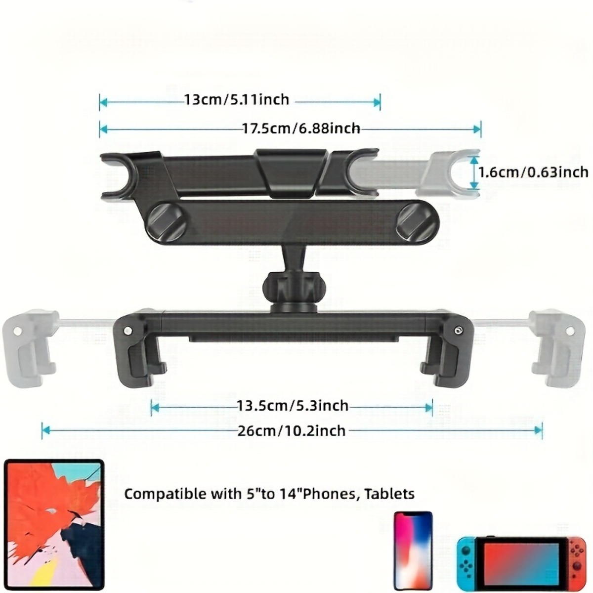 Universal Car Headrest Tablet  - Car Accessories Tablet Holder ulasan dan harga