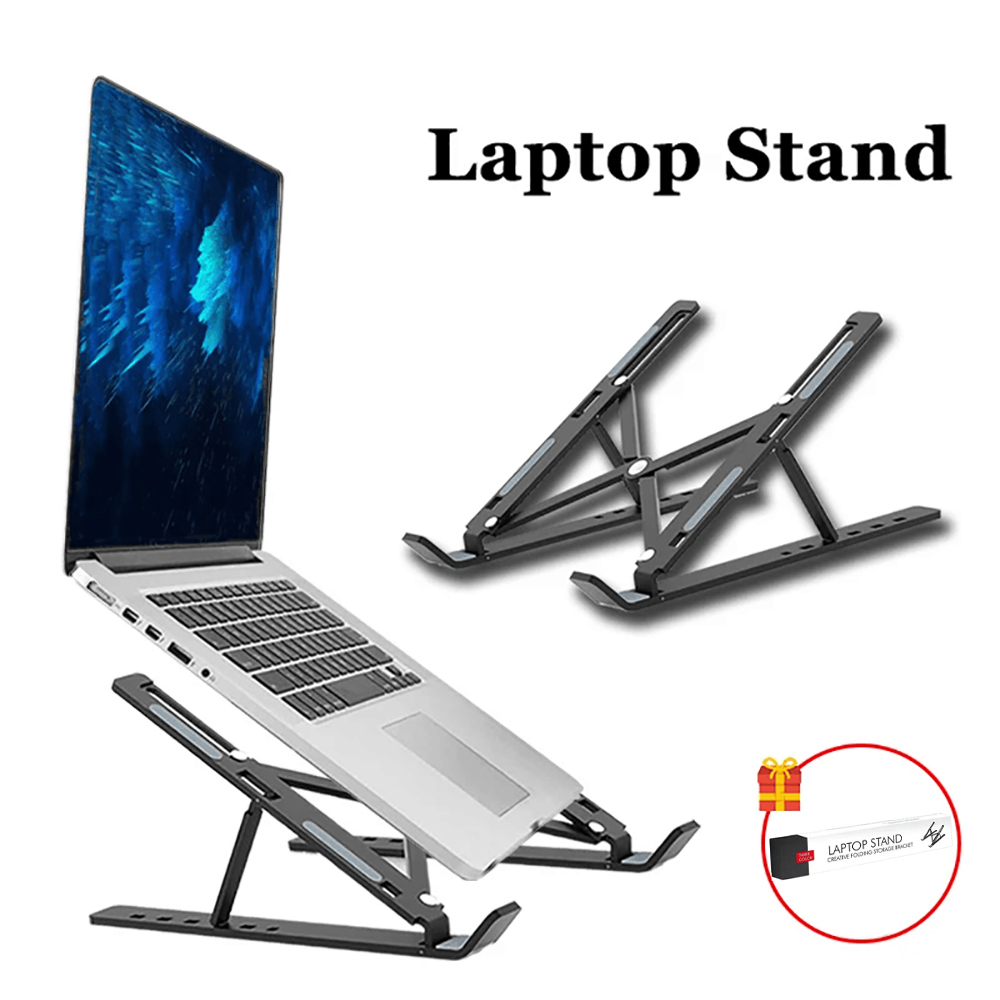 Laptop Stand Portable Foldable - Tablet Ipad Accessories ulasan dan harga