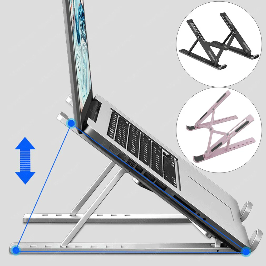 Laptop Stand Portable Foldable - Tablet Ipad Accessories ulasan dan harga
