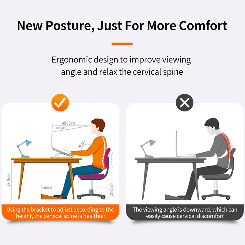 Laptop Stand Portable Foldable - Tablet Ipad Accessories ulasan dan harga