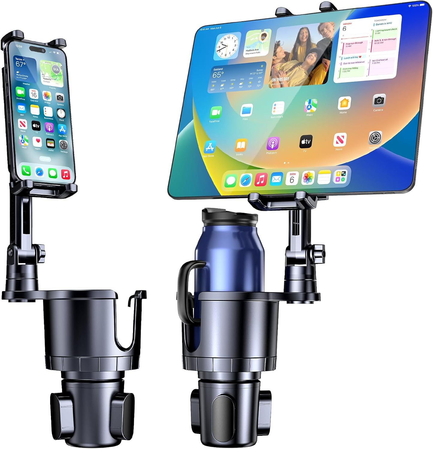 Cup Holder Phone Tablet Mount, - Tablet Ipad Accessories ulasan dan harga