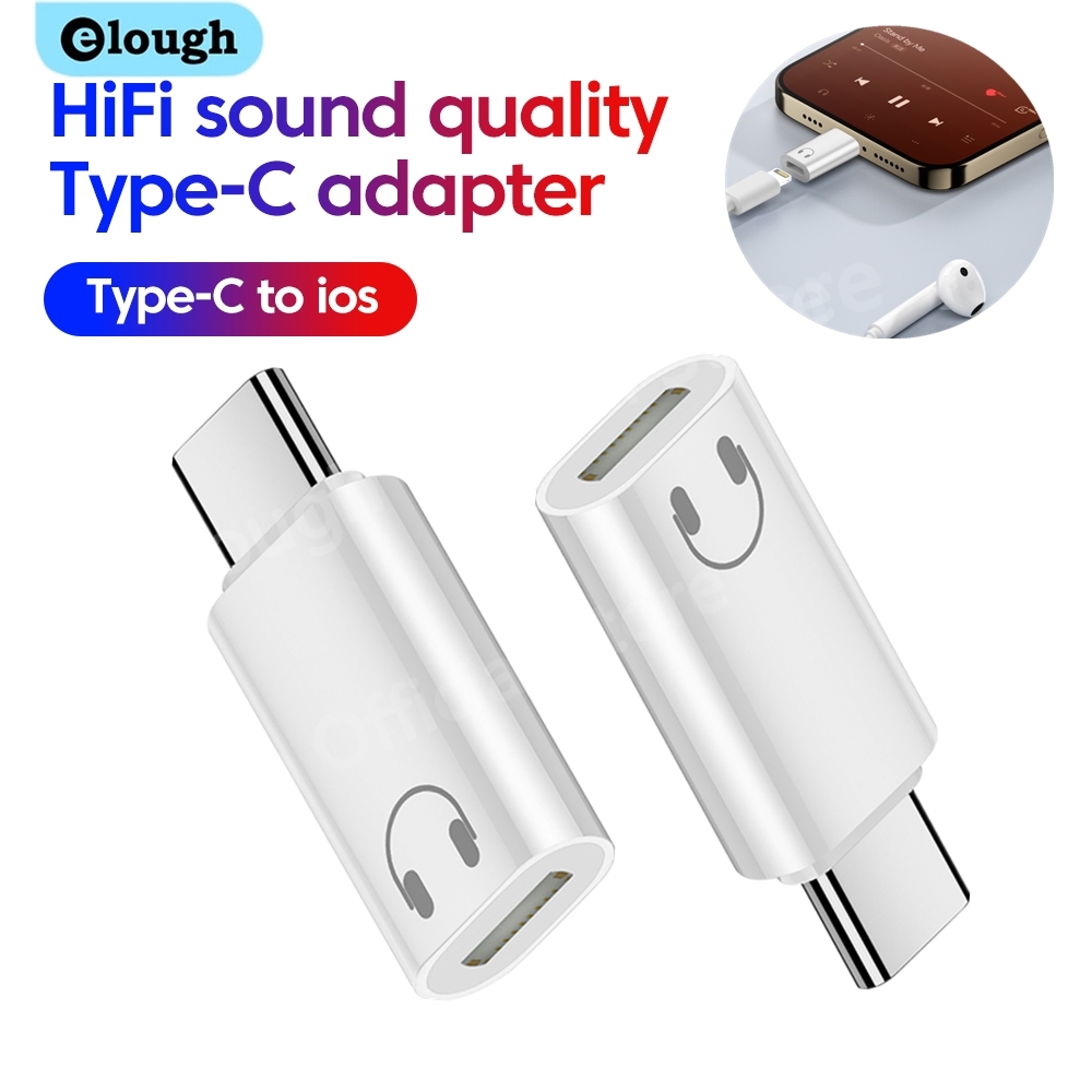 Elough Lightning to Type C Ada - Wired Earphone Lightning ulasan dan harga