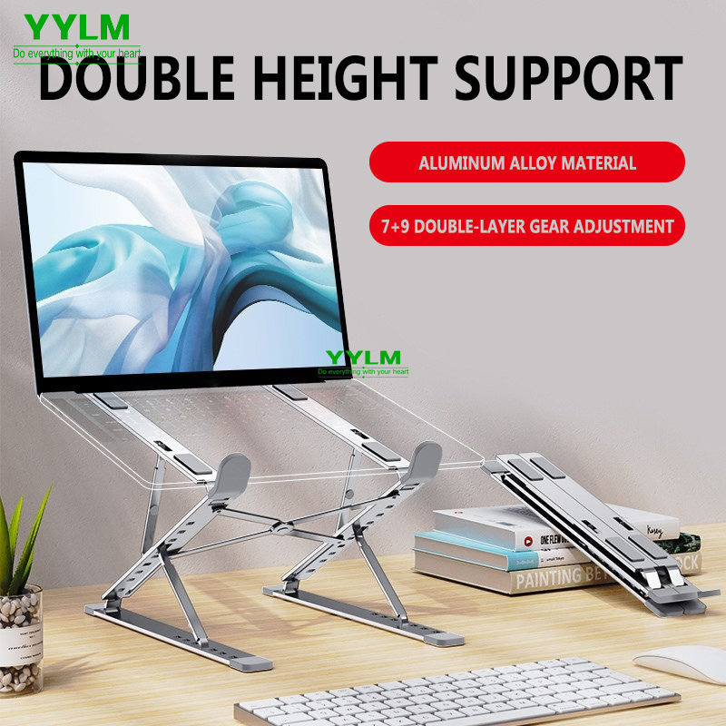 YYLM N8 Laptop Stand Aluminum  - Cooling Stand Tablet ulasan dan harga