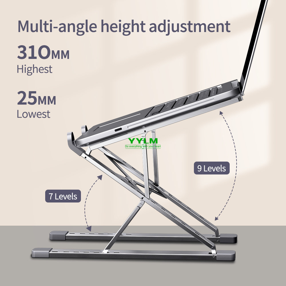 YYLM N8 Laptop Stand Aluminum  - Cooling Stand Tablet ulasan dan harga