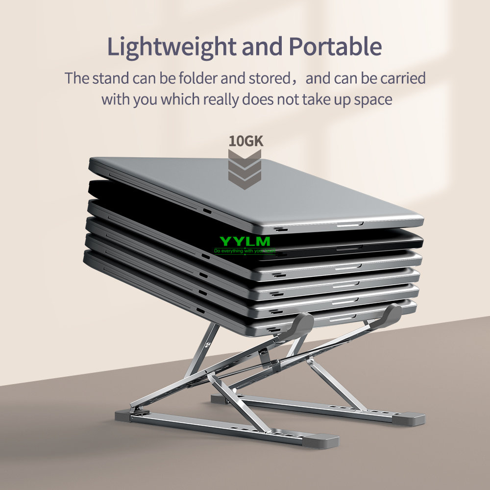 YYLM N8 Laptop Stand Aluminum  - Cooling Stand Tablet ulasan dan harga