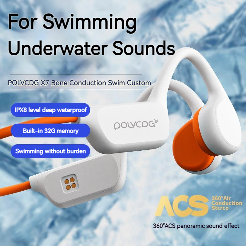 POLVCDG Bone Conduction Headse - Wired Earphone Lightning ulasan dan harga