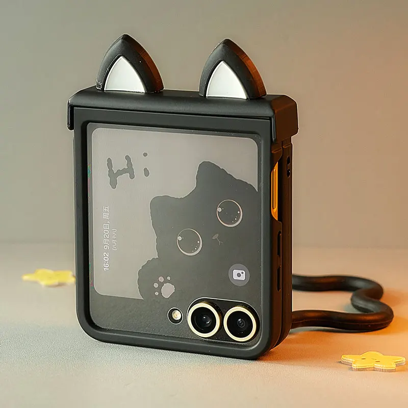Cute Ears Hinge Phone Case For - Motorola Tablet Accessories ulasan dan harga