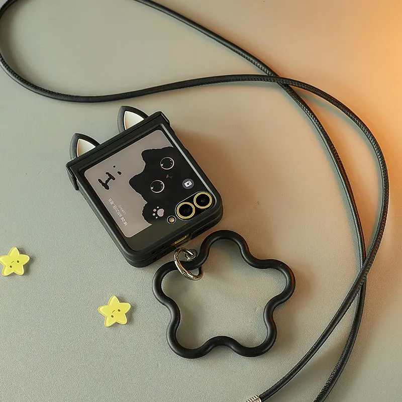 Cute Ears Hinge Phone Case For - Motorola Tablet Accessories ulasan dan harga