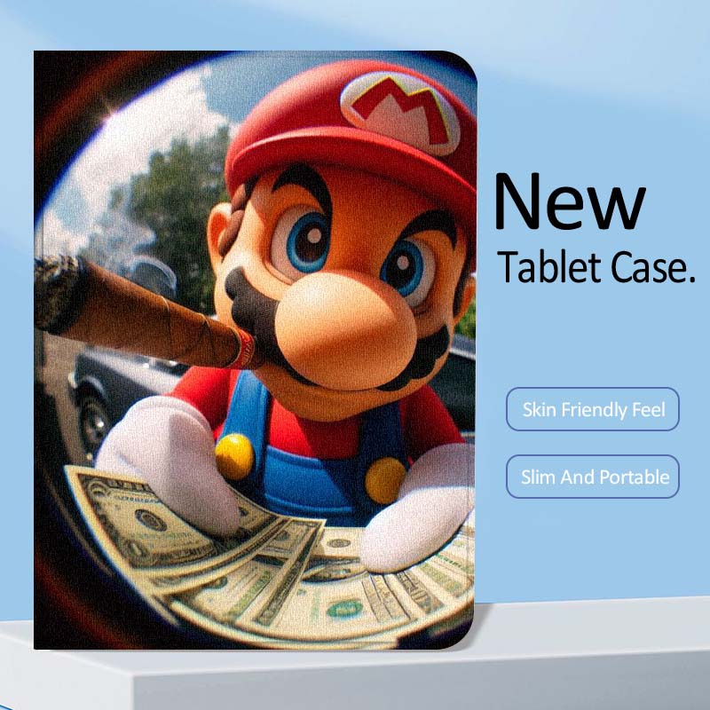 Cartoon M-Marios Art For Samsu - Samsung Tablet A9 Accessories ulasan dan harga