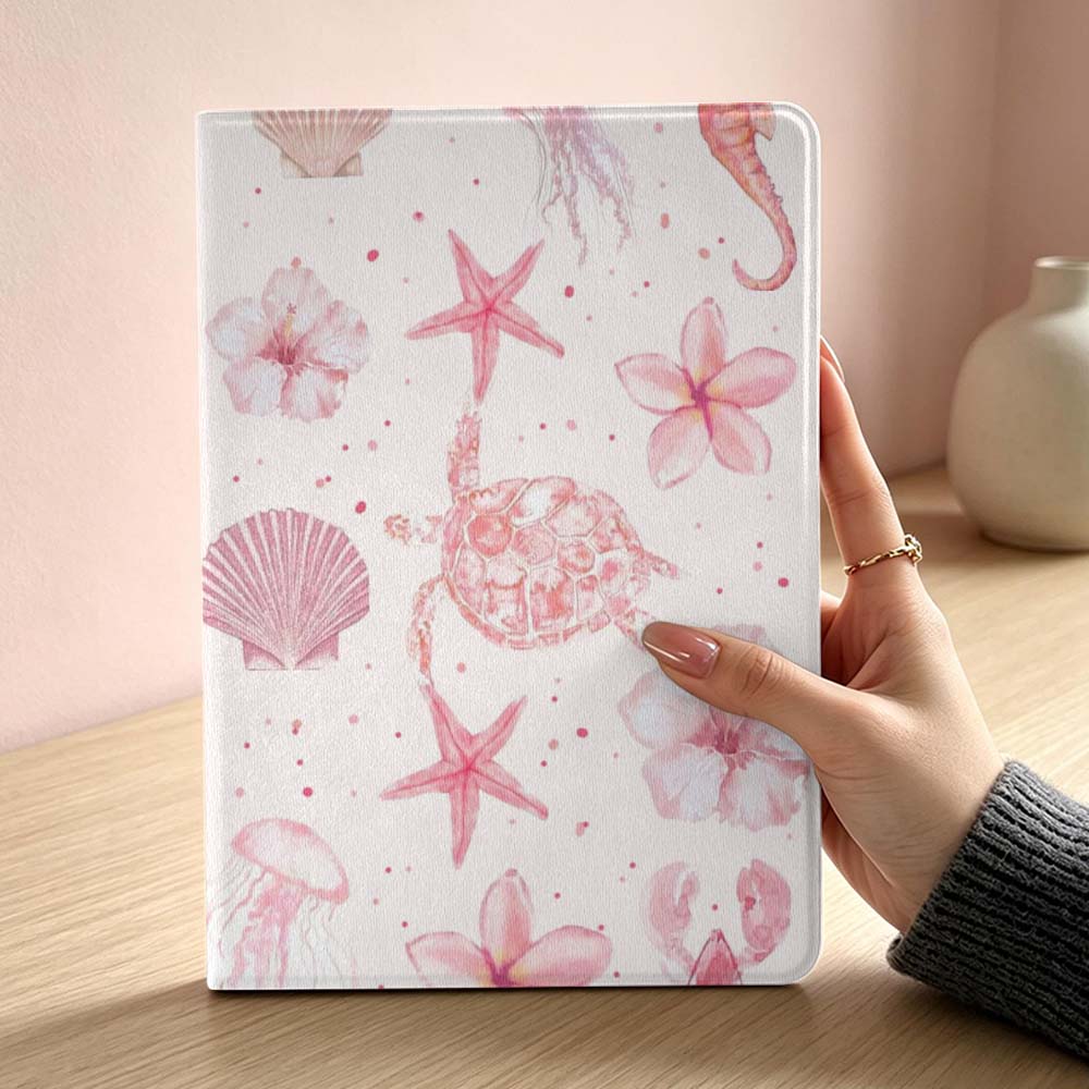 Pink starfish turtle pattern S - Lenovo Tablet P12 Accessories ulasan dan harga