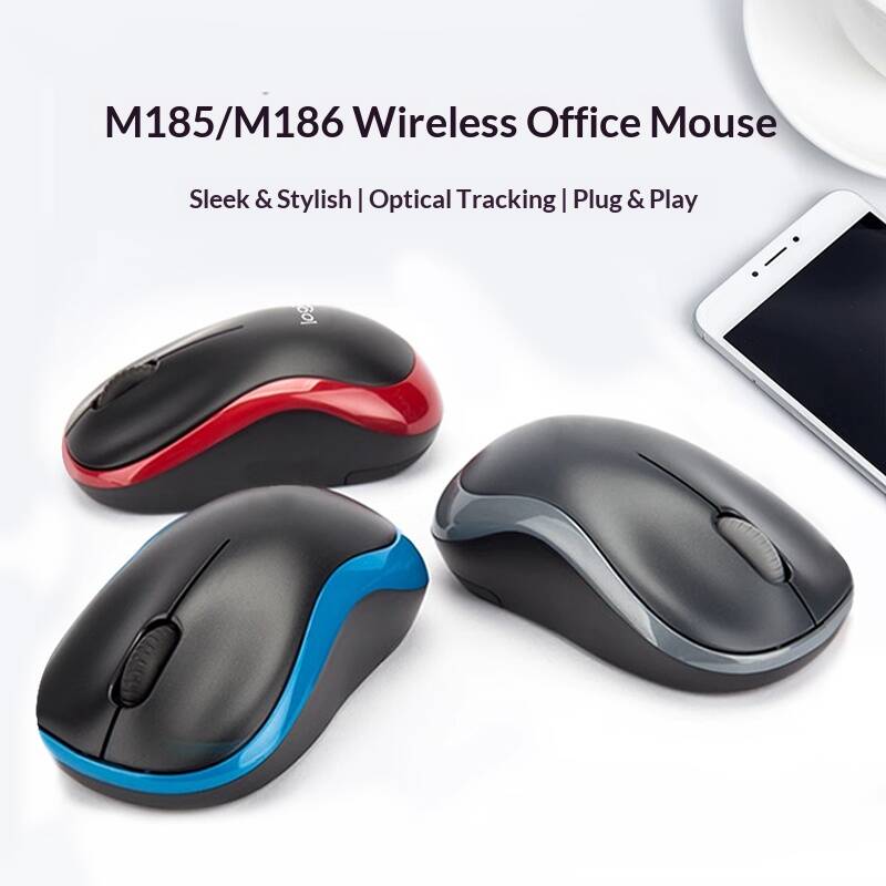Logitech M185 Mouse For Tablet - Logitech Tablet Accessories ulasan dan harga