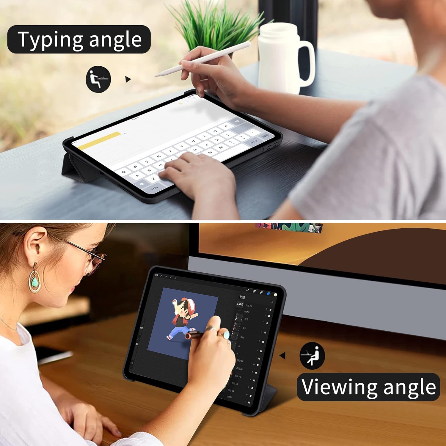 Tri-fold Flip Case For Samsung - Samsung Tablet A9 Accessories ulasan dan harga
