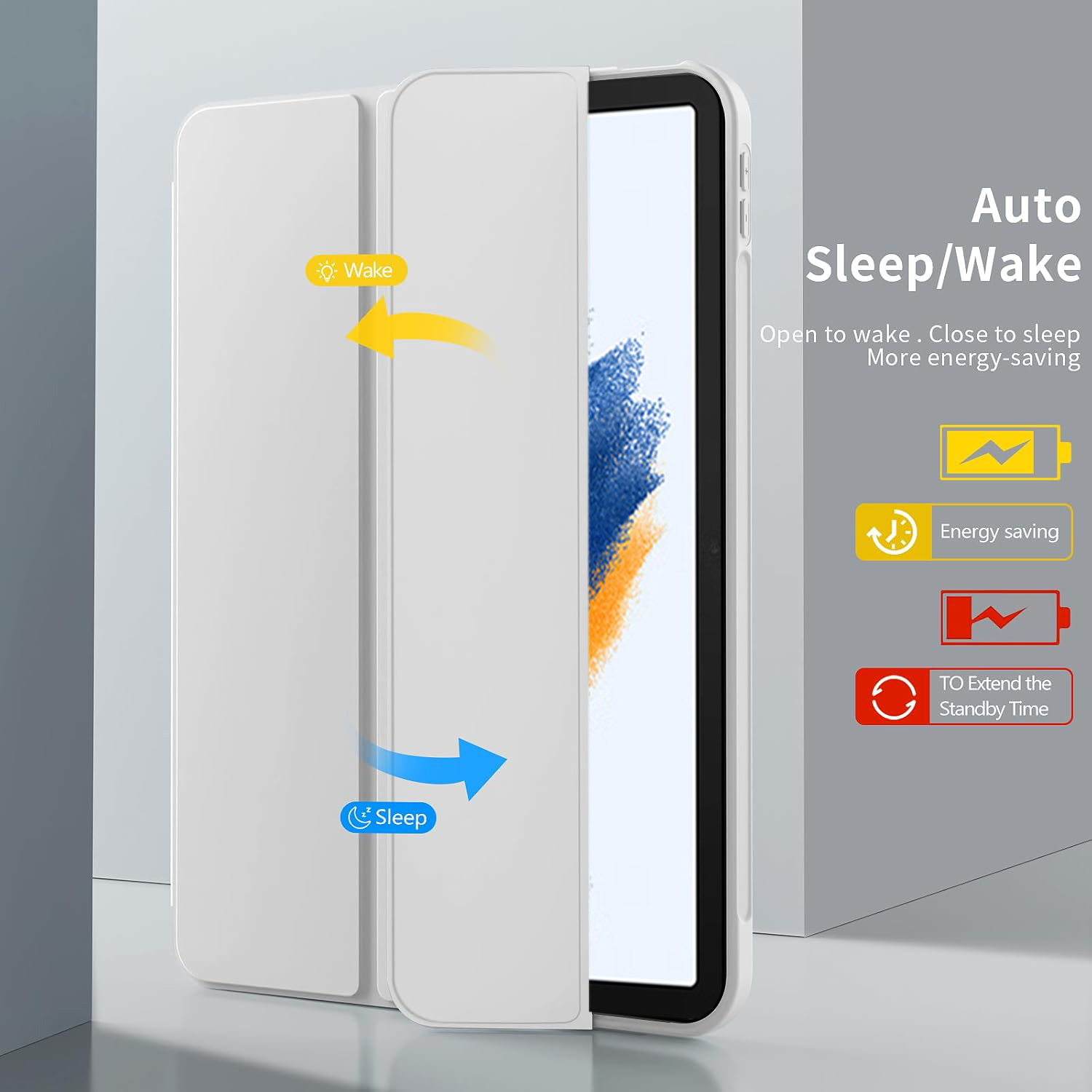 Tri-fold Flip Case For Samsung - Vortex Tablet Accessories ulasan dan harga