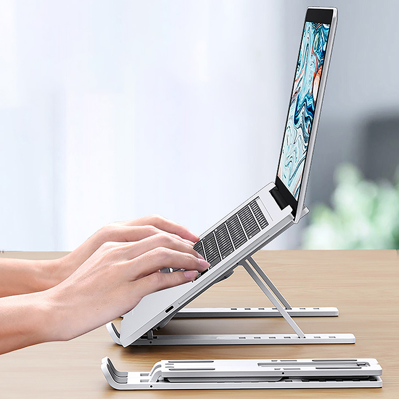 Plastic Universal Laptop Stand - Cooling Stand Tablet ulasan dan harga
