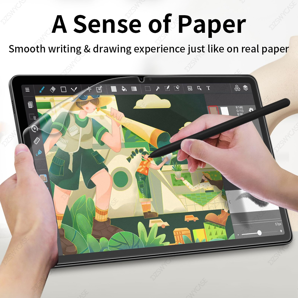 2Pcs Paper Film Like Screen Pr - Samsung Tablet S10 Accessories ulasan dan harga