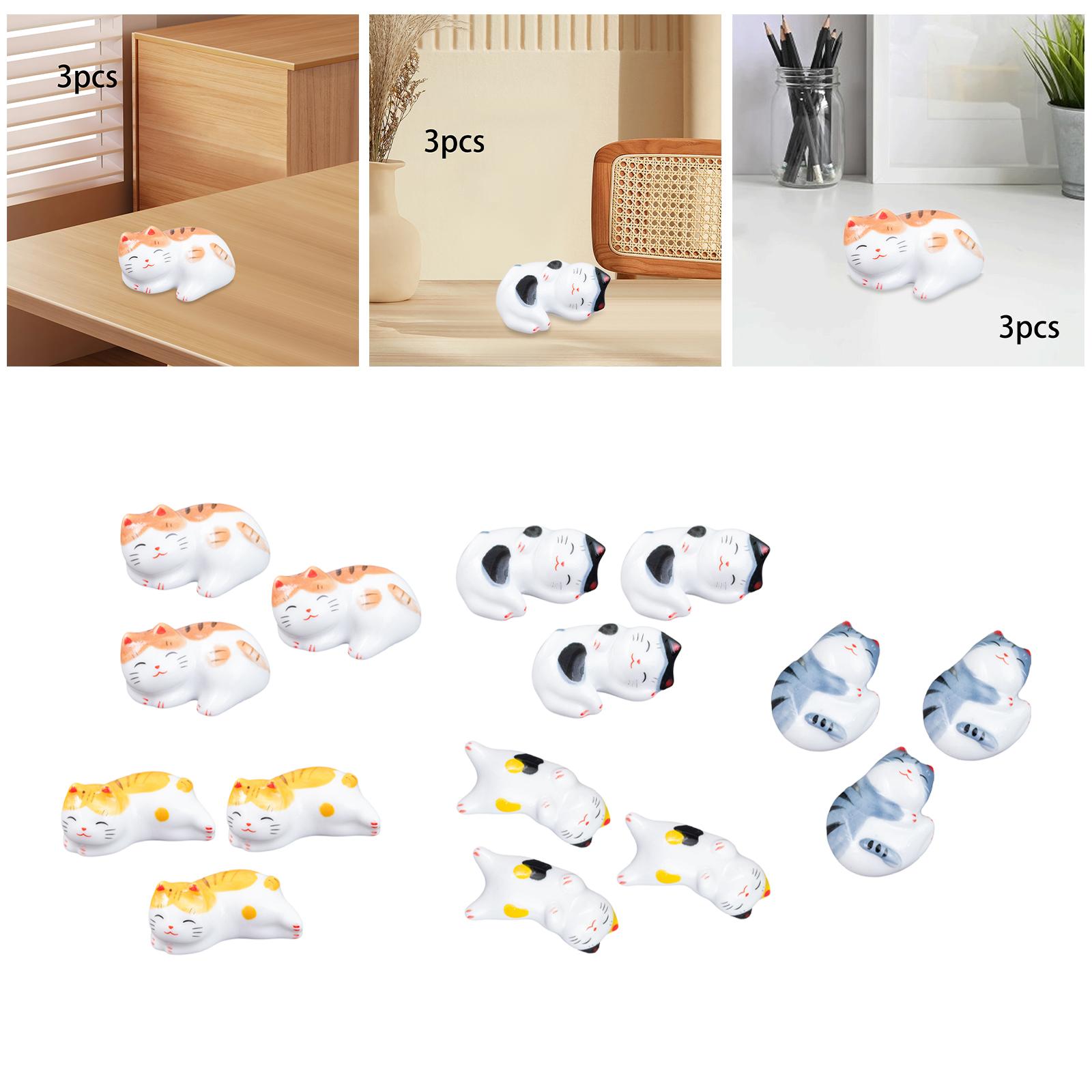 3Pcs Chopsticks Rest Reusable  - Office Table Accessories Unique ulasan dan harga
