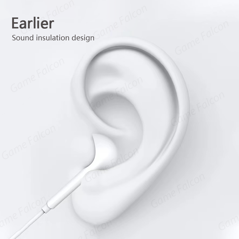 For  iPhone 15 14 13 Pro High- - Wired Earphone Lightning ulasan dan harga