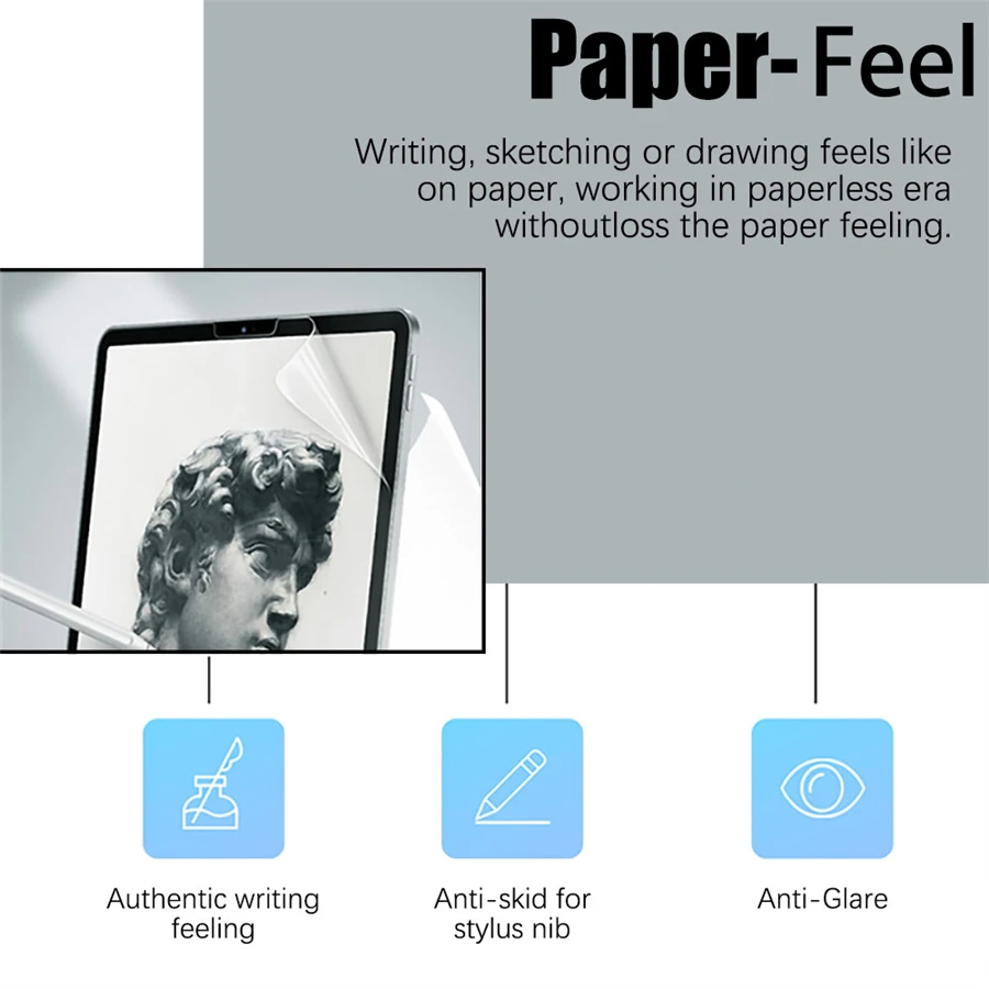 3Pcs Paper Feel Like Screen Pr - Lenovo Tablet P12 Accessories ulasan dan harga