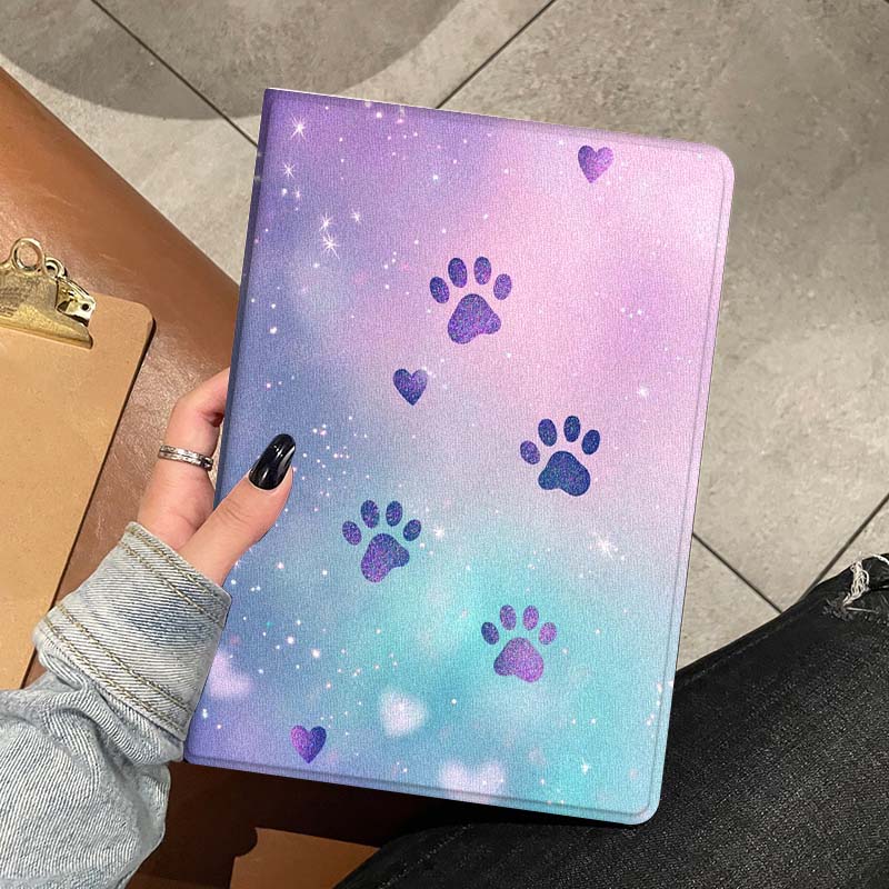 Cartoon Glitter Paw Prints Sof - Lenovo Tablet P12 Accessories ulasan dan harga